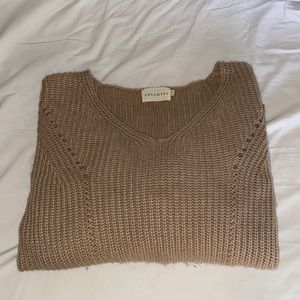 Tan Sweater
